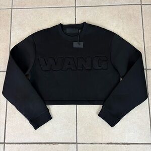 Alexander Wang X H&M Neoprene Cropped SweatShirt Size Medium Brand New With Tags